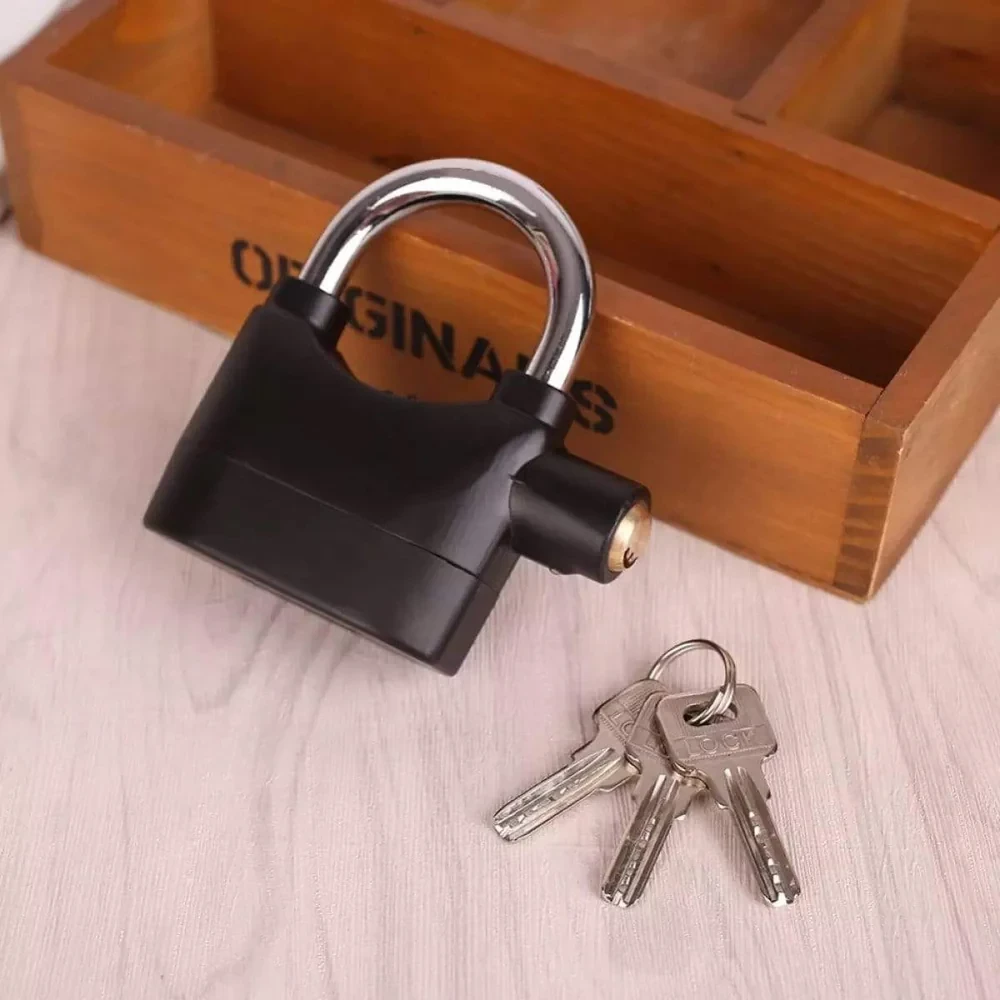 Anti-Theft Motion Sensor Alarm Lock π | 110 dB Siren | Zinc Alloy | Weatherproof Security @ Just βΉ599/- - Image 5