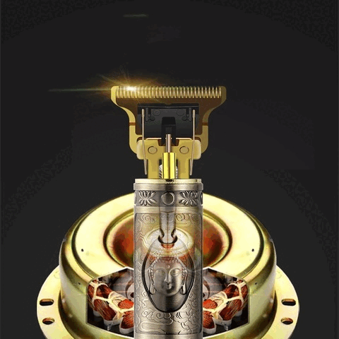 Unisex Designer Super Strong Adjustable Blade & Close Cut Hair Trimming Machine With Golden Watch @ Just Rs.599/- - Image 8