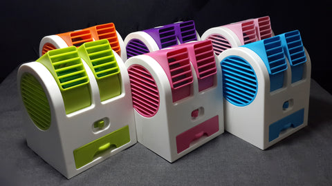 Mini Portable USB Cooler Fan Cooling @ Just Rs.599/- | Dual Outlet Bladeless Design | USB & Battery Powered - Image 5