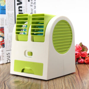 Mini Portable USB Cooler Fan Cooling @ Just Rs.599/- | Dual Outlet Bladeless Design | USB & Battery Powered