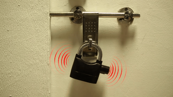 Anti-Theft Motion Sensor Alarm Lock π | 110 dB Siren | Zinc Alloy | Weatherproof Security @ Just βΉ599/- - Image 2