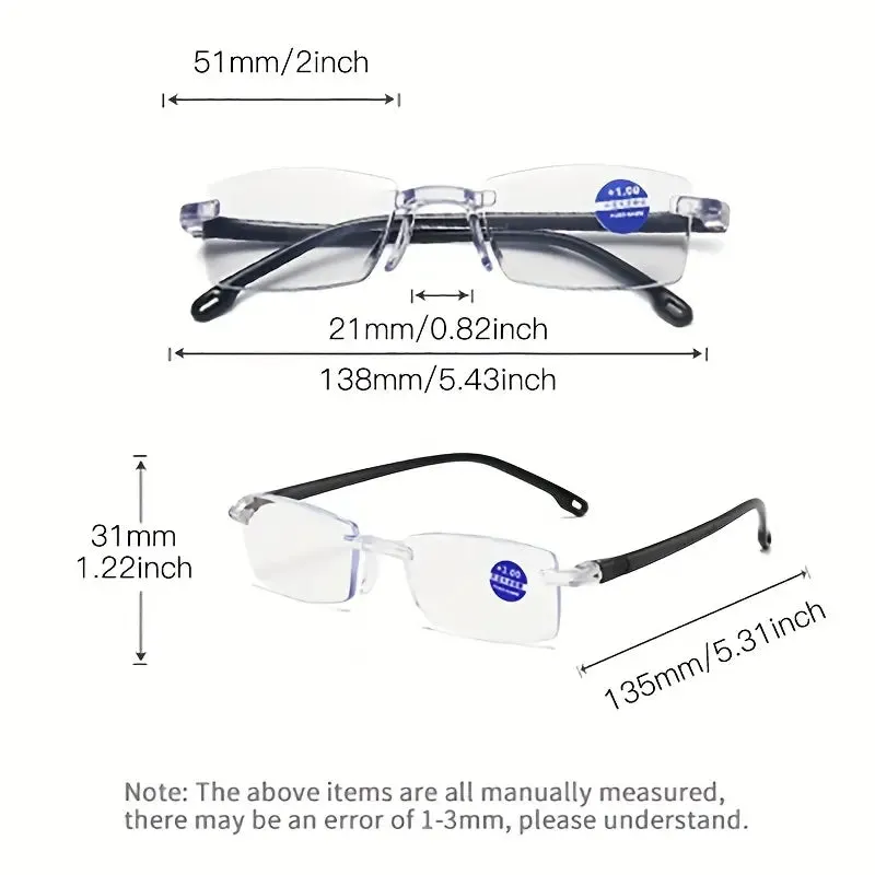 Rimless Adaptive Power Reading Glasses - B1G1 - Image 4