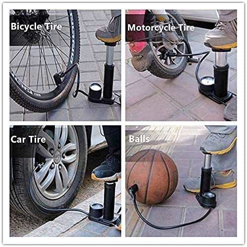 Compatible & Portable High Pressure Foot Air Pump for Cycle, Motorcycle, Scooty & Car @ Just ₹599/- - Image 5