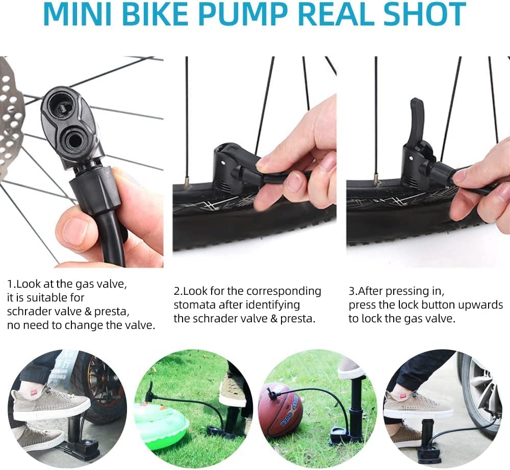 Compatible & Portable High Pressure Foot Air Pump for Cycle, Motorcycle, Scooty & Car @ Just ₹599/- - Image 8